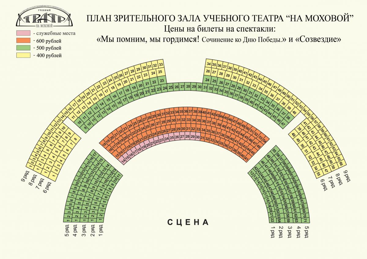 Билеты | Учебный театр РГИСИ